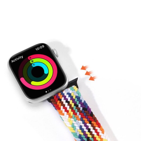 DUX DUCIS strap MIXTURE II stretchable braided for Apple Watch 38 / 40 / 41 mm black