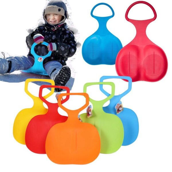 Slide for snow "Apple shape" RC-K-289 yellow