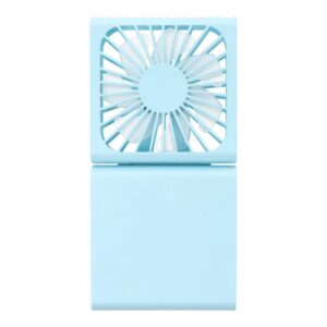 Portable fold fan F10 blue