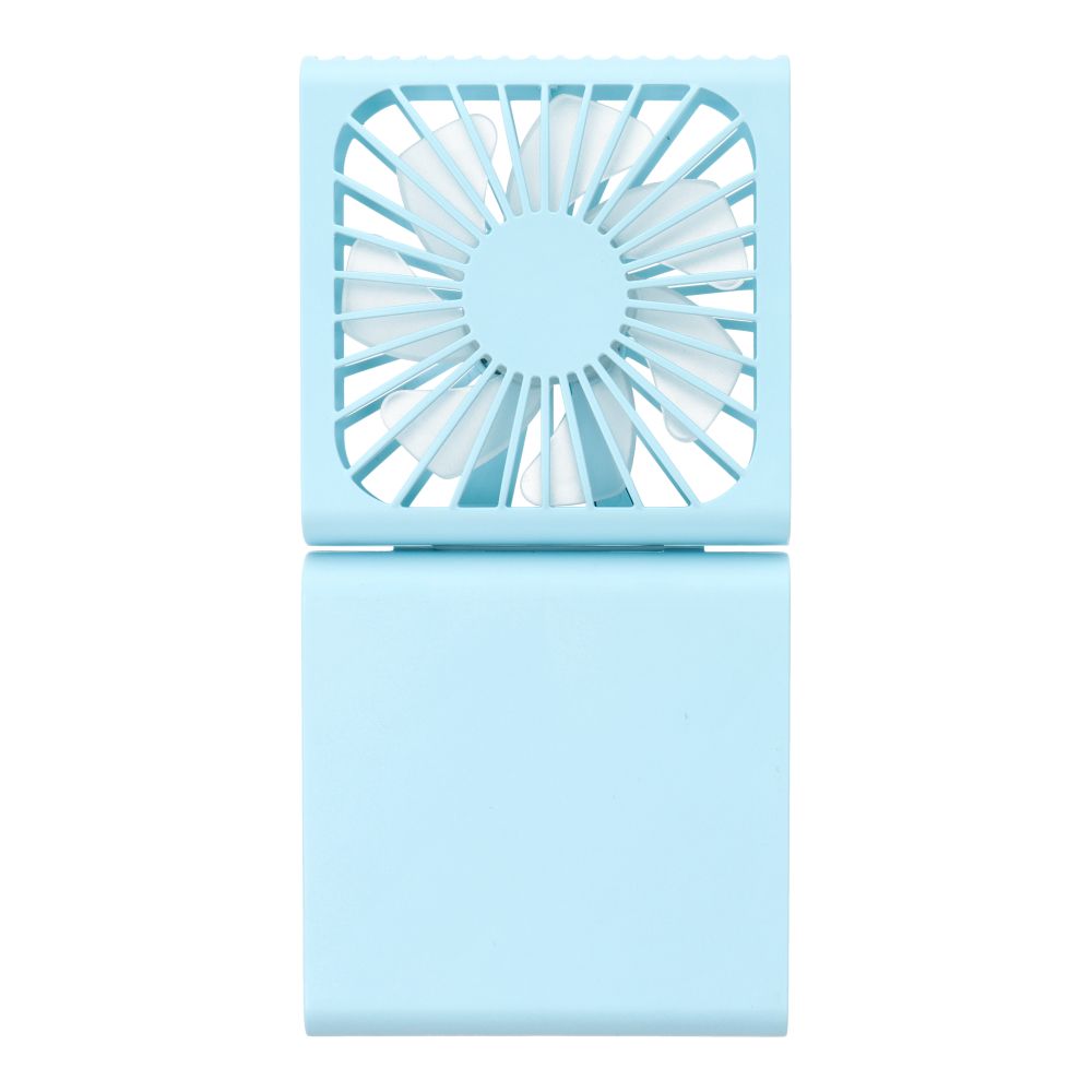Portable fold fan F10 blue
