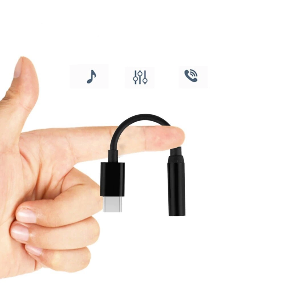 Adapter USB Type C to audio jack 3.5 mini jack blackeng