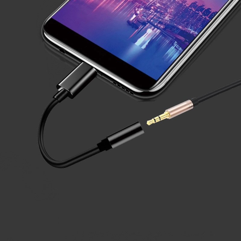 Adapter USB Type C to audio jack 3.5 mini jack blackeng