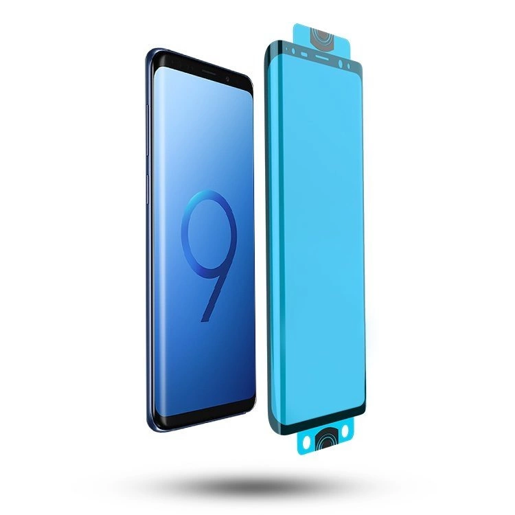3D Edge Nano Flexi Glass Hybrid Full Screen Protector with frame for Huawei P30 Pro transparenteng