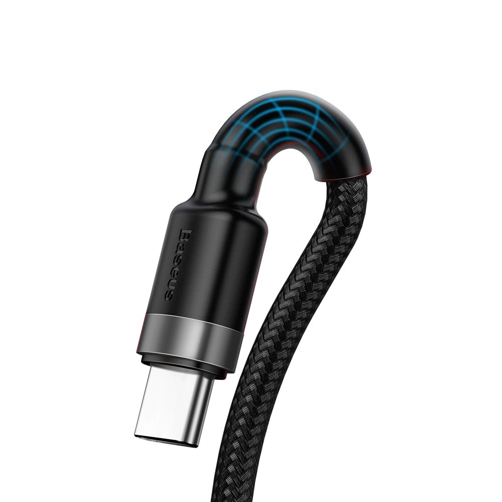 Baseus Cafule cable USB Type C SuperCharge 40W Quick Charge 3.0 QC 3.0 1m gray-black (CATKLF-PG1)eng