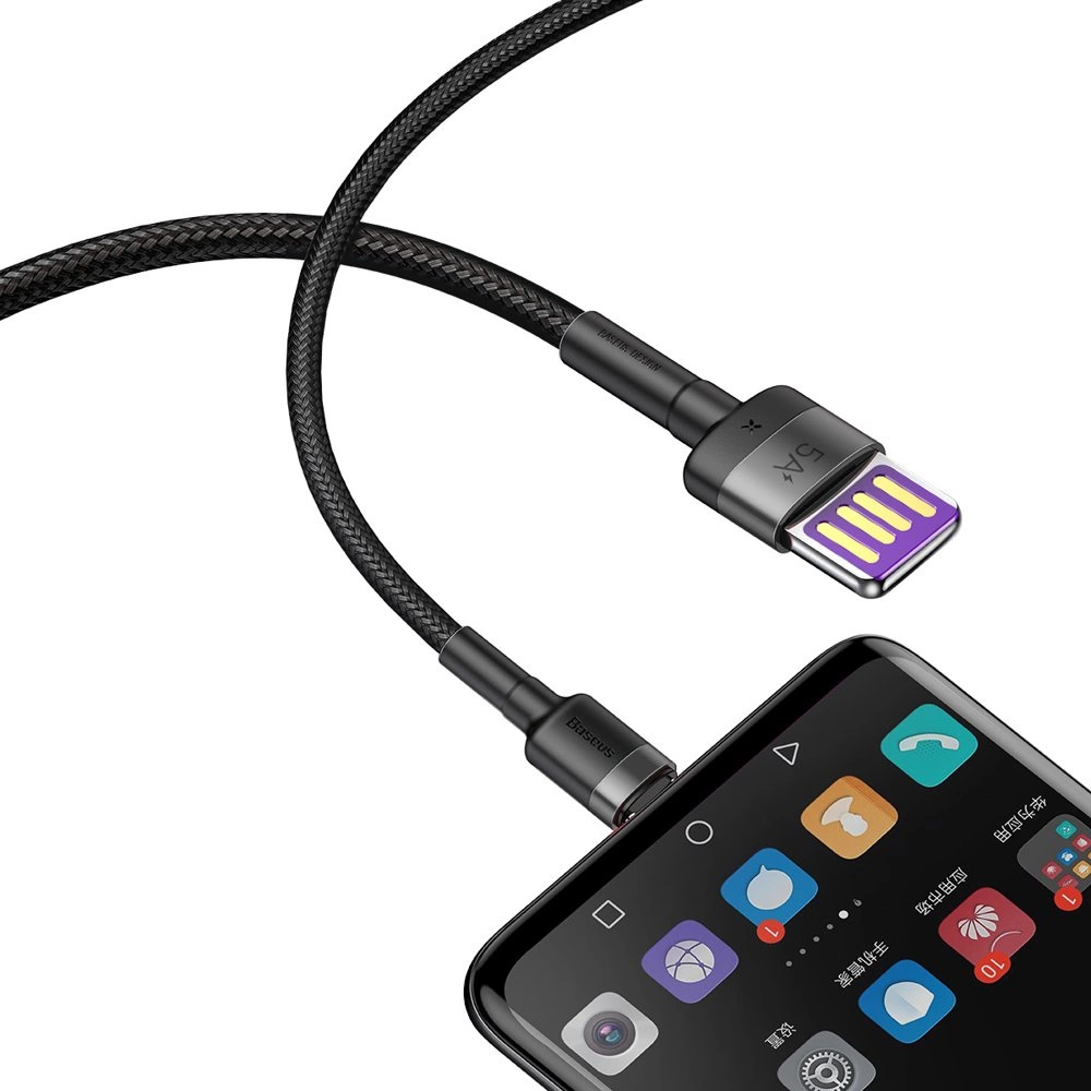 Baseus Cafule cable USB Type C SuperCharge 40W Quick Charge 3.0 QC 3.0 1m gray-black (CATKLF-PG1)eng