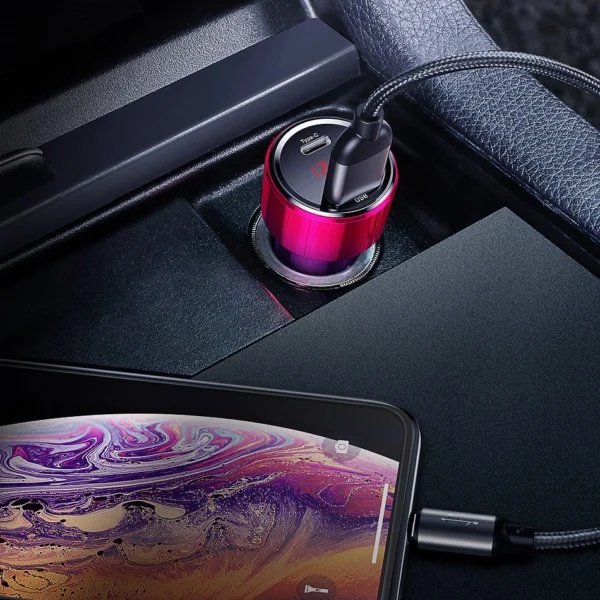 Baseus Magic Series Dual QC - Quick Charge 3.0 2x USB 45W 6A car charger black (CCMLC20A-01)eng