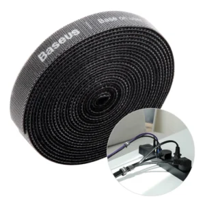Baseus Rainbow Circle hook and loop Straps - Velcro tape Velcro cable organizer 3m black (ACMGT-F01)eng