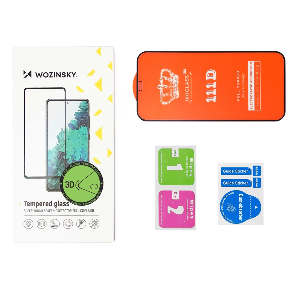 Wozinsky Tempered Glass Full Glue Super Tough Screen Protector Full Coveraged with Frame Case Friendly for iPhone SE 2022 / SE 2020 / iPhone 8 / iPhone 7 whiteeng