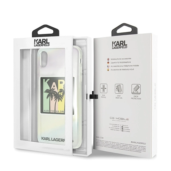 Karl Lagerfeld KLHCI65IRKD iPhone Xs Max hardcase Kalifornia Dreamseng