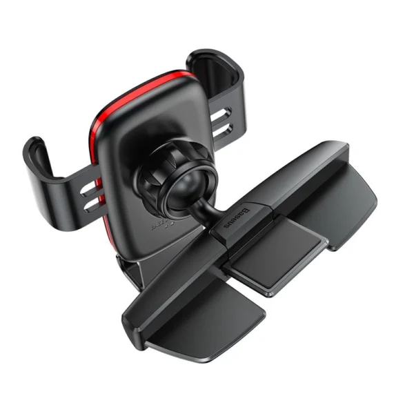 Baseus Metal Age Gravity Car Mount metal car gravity holder for CD slot black (SUYL-J01)eng