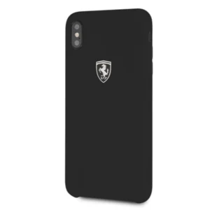 Ferrari Hardcase FEOSIHCI65BK iPhone Xs Max black/black Silicone Off trackeng