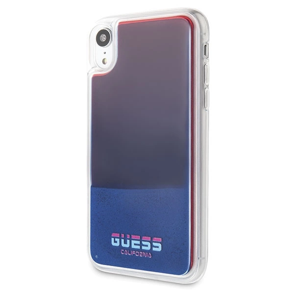 Guess GUHCI61GLCRE iPhone Xr red /red hard case California Glow in the darkeng
