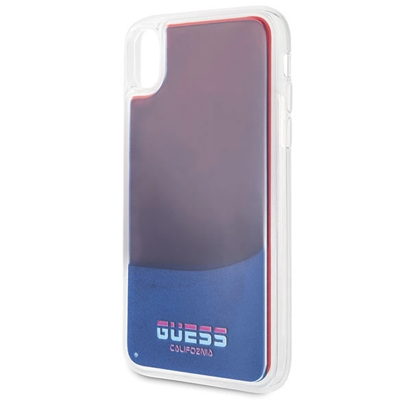 Guess GUHCI61GLCRE iPhone Xr red /red hard case California Glow in the darkeng