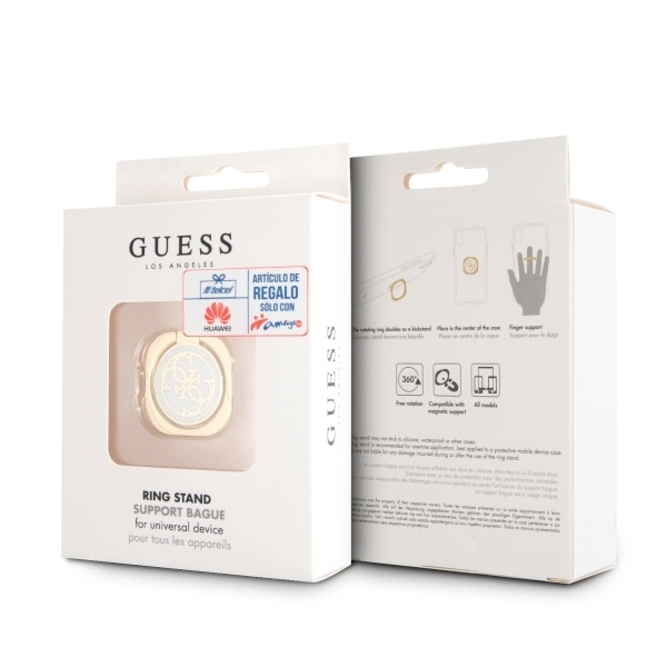 Guess Ring stand GURSEQGWH gold and white /gold & white 4Geng
