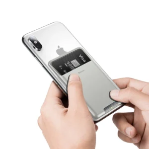 Baseus self-adhesive card case for phone documents gray (ACKD-B0G)eng