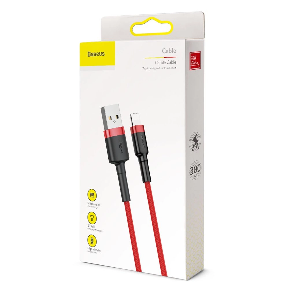 Baseus Cafule USB-A / Lightning 2A QC 3.0 cable 3 m - redeng