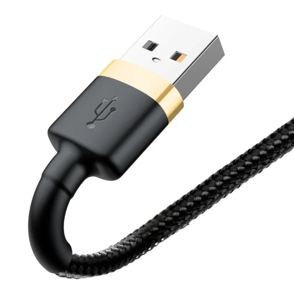 Baseus Cafule USB-A / Lightning 2A QC 3.0 cable 3 m - black and goldeng
