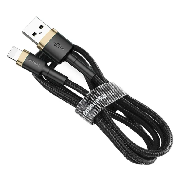 Baseus Cafule USB-A / Lightning 2A QC 3.0 cable 3 m - black and goldeng