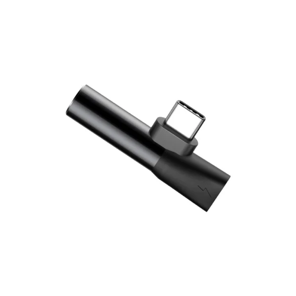 Baseus Audio Converter L41 adapter from USB-C to USB-C port + 3.5 mm headphone jack black (CATL41-01)eng