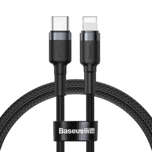 Baseus CATLKLF-G1 Lightning - USB-C PD QC cable 18W 480Mb/s 1m - black and grayeng