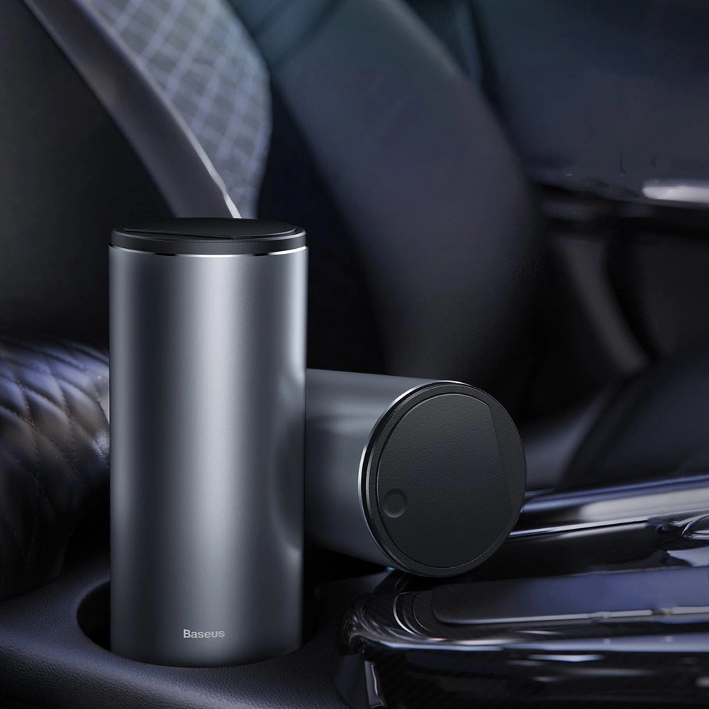 Baseus Mini Car Waste Bin with Lid Black (CRLJT-01)eng