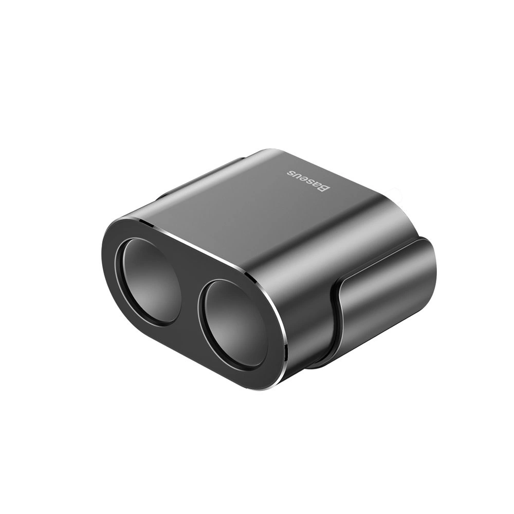 Baseus CRDYQ-01 splitter 2x cigarette lighter socket 80W 2x USB-A 3.1A - blackeng