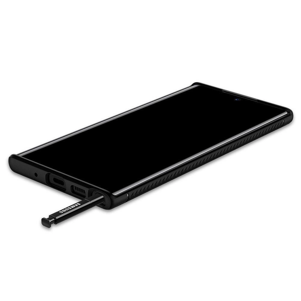 Spigen Rugged Armor Case for Samsung Galaxy Note 10+ - Matte Blackeng