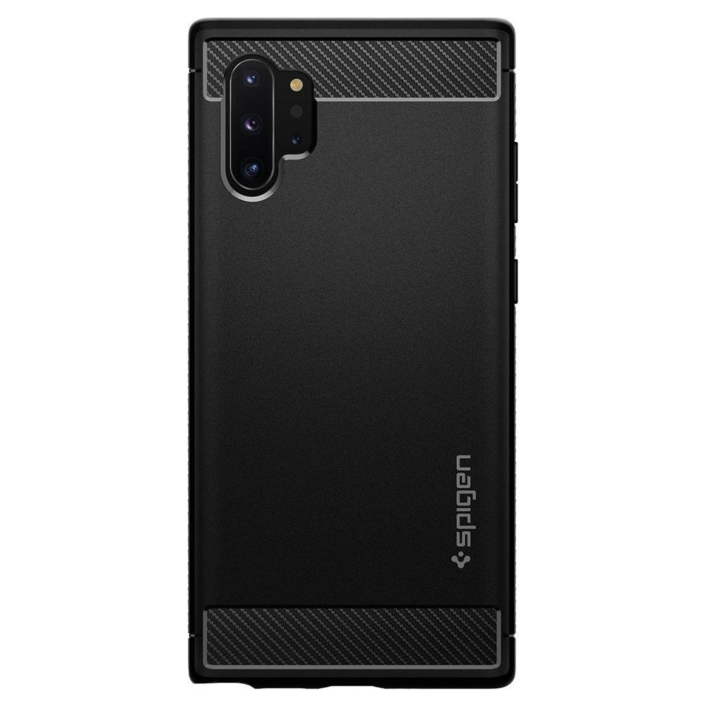 Spigen Rugged Armor Case for Samsung Galaxy Note 10+ - Matte Blackeng