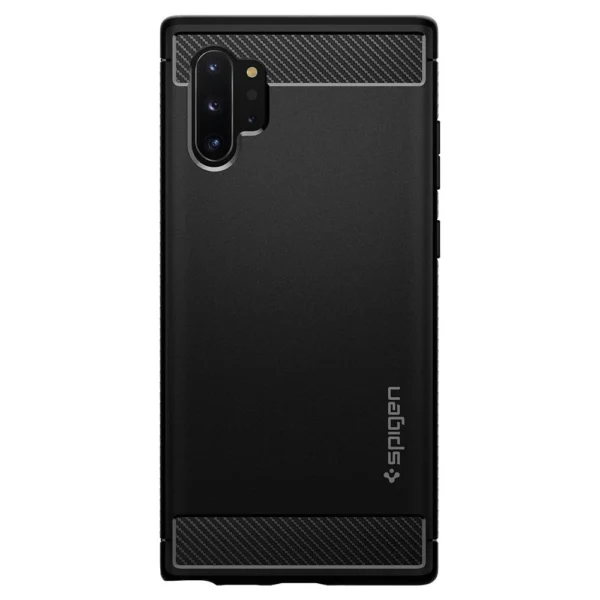 Spigen Rugged Armor Case for Samsung Galaxy Note 10+ - Matte Blackeng