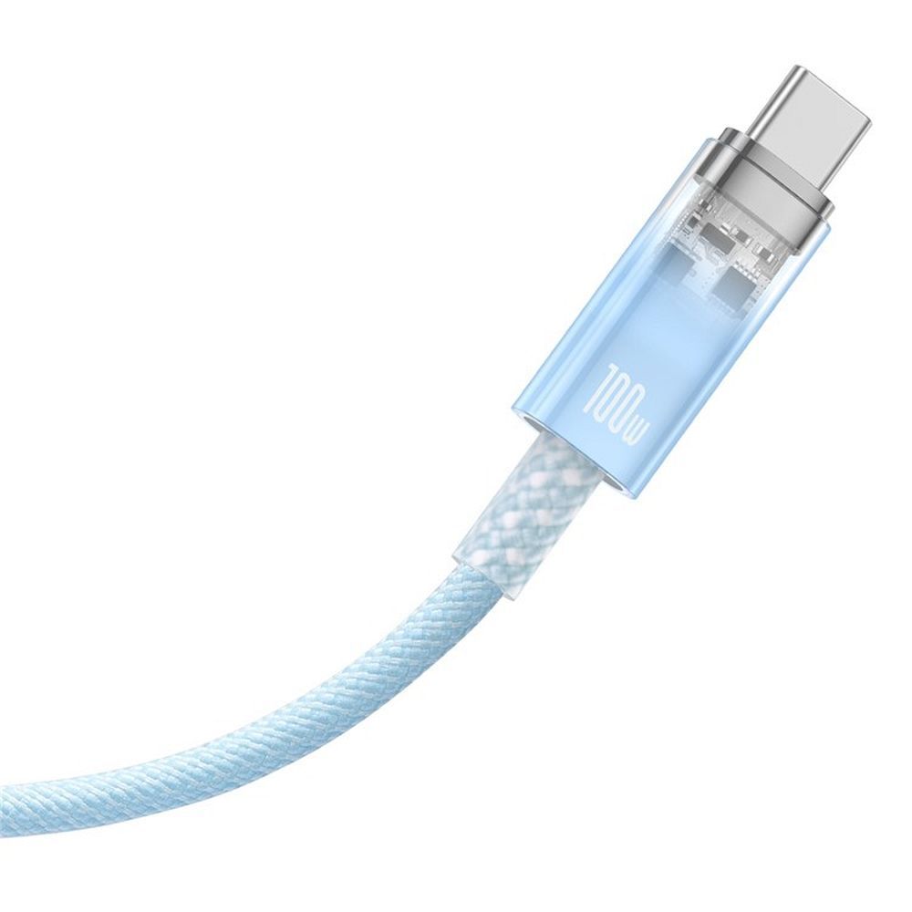 BASEUS cabel Type C to Type C PD 6A 100W Explorer P10319703311-00 / CB000043 1 m blue