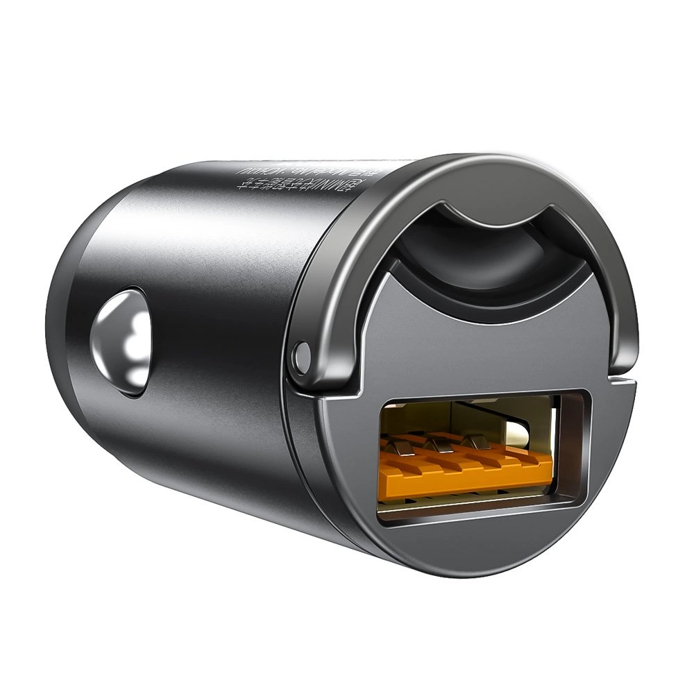 Baseus Tiny Star mini smart USB car charger 30W Quick Charge 3.0 gray (VCHX-A0G)eng