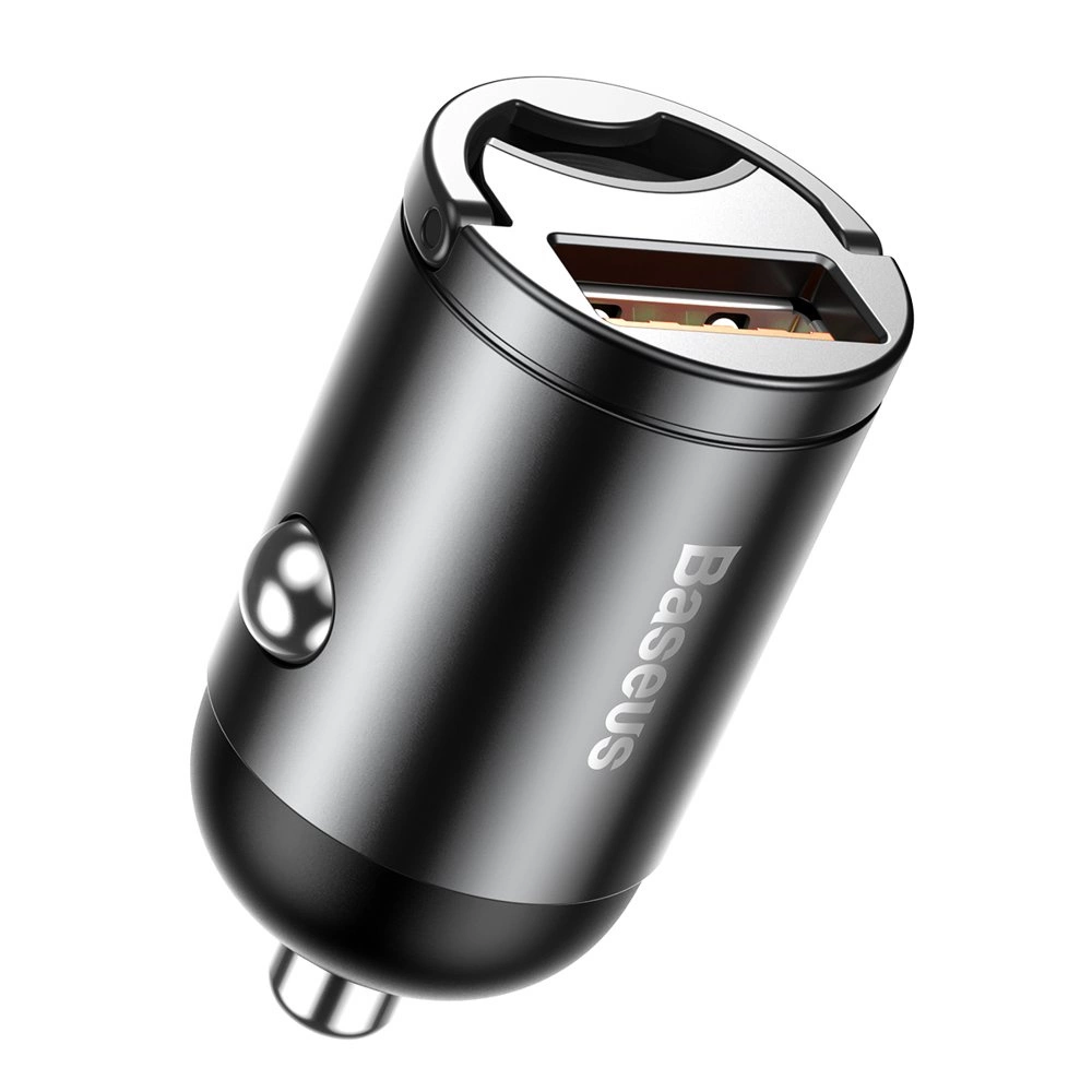 Baseus Tiny Star mini smart USB car charger 30W Quick Charge 3.0 gray (VCHX-A0G)eng