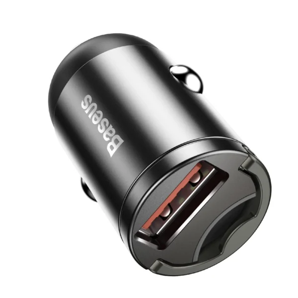 Baseus Tiny Star mini smart USB car charger 30W Quick Charge 3.0 gray (VCHX-A0G)eng