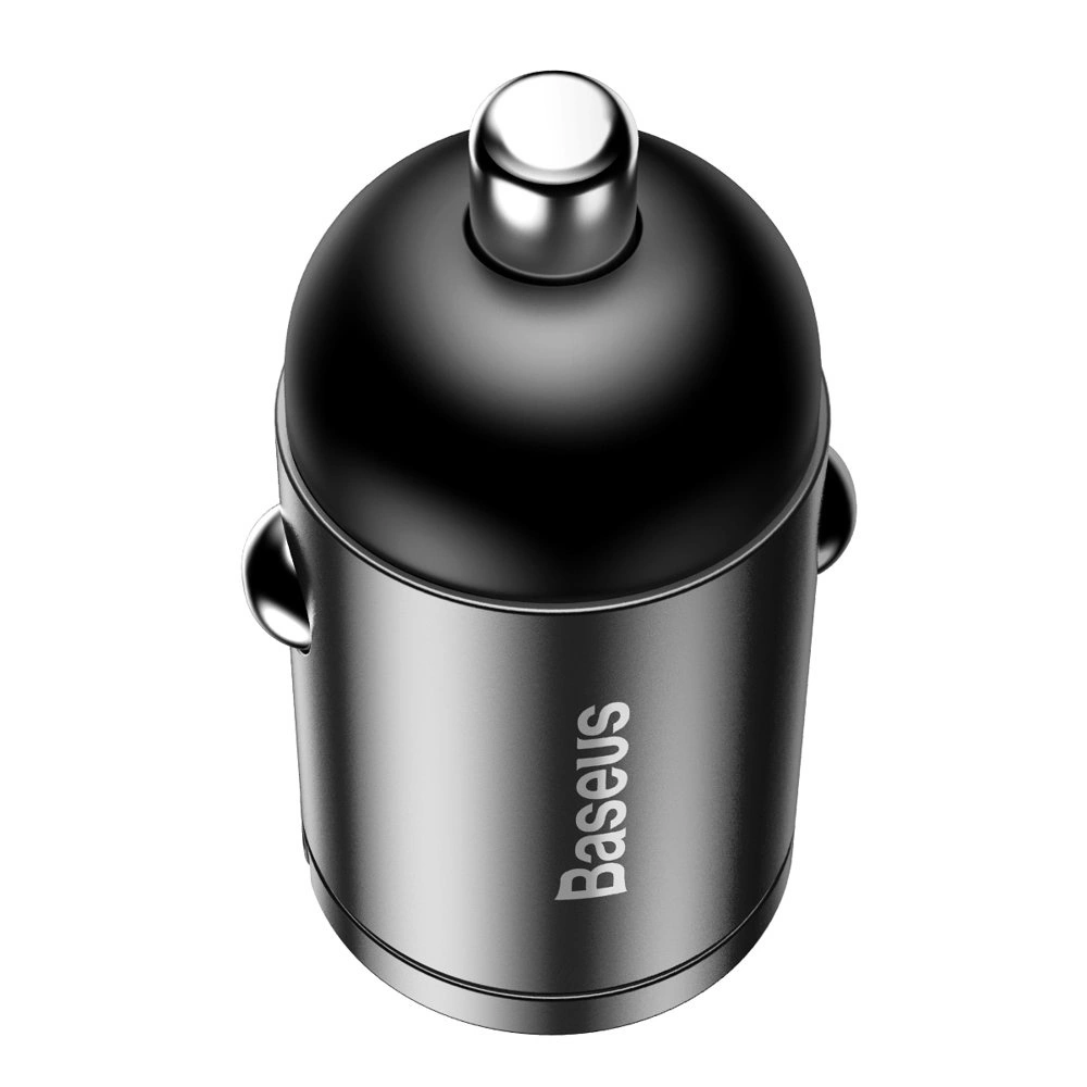 Baseus Tiny Star mini smart USB car charger 30W Quick Charge 3.0 gray (VCHX-A0G)eng