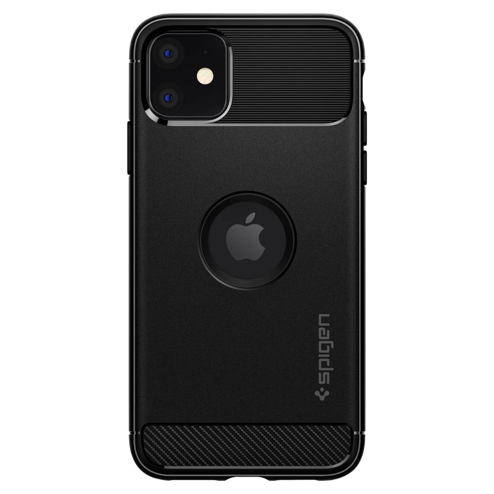 Spigen Rugged Armor iPhone 11 Case - Matte Blackeng