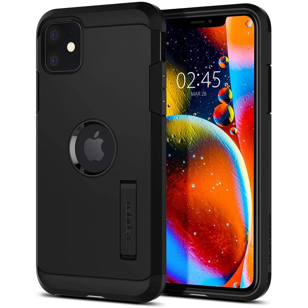Spigen Tough Armor iPhone 11 Case - Blackeng