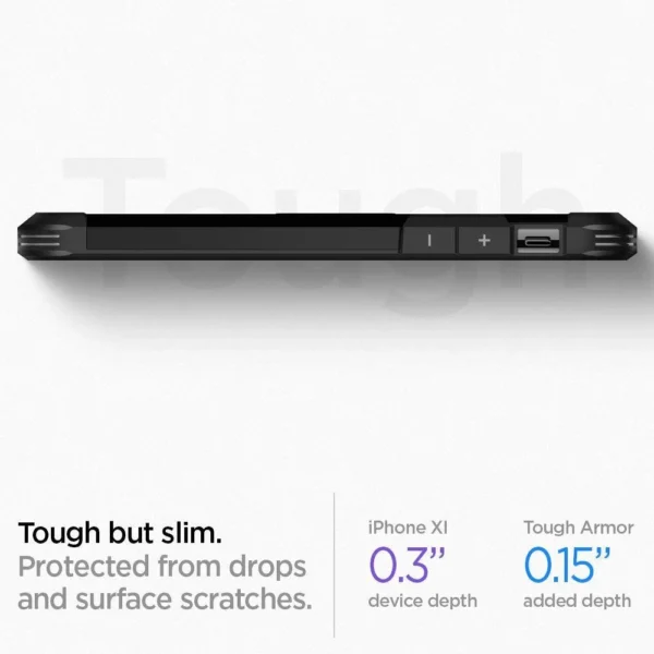 Spigen Tough Armor iPhone 11 Case - Blackeng