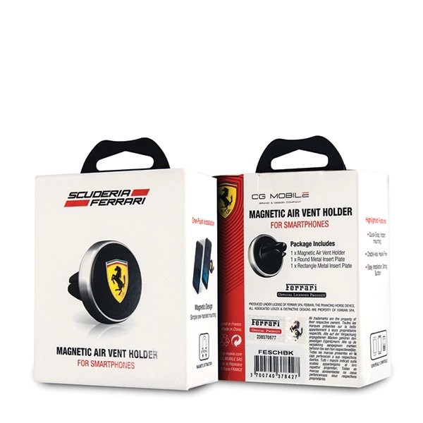 Ferrari magnetic holder FESCHBK for grille black/blackeng