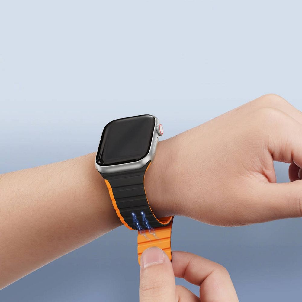 DUX DUCIS strap LD silicone for Apple Watch 38 / 40 / 41 mm black orange