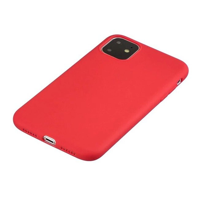 Silicone Case Soft Flexible Rubber Cover for iPhone 11 Pro redeng