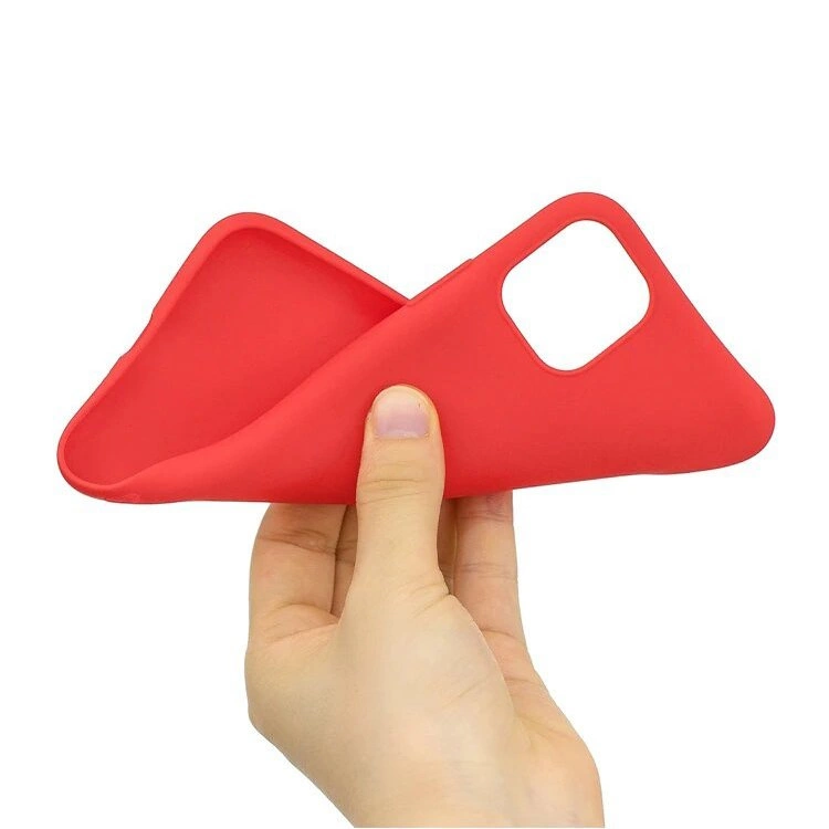 Silicone Case Soft Flexible Rubber Cover for iPhone 11 Pro redeng