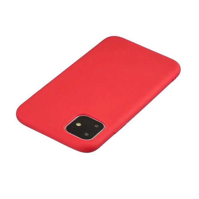Silicone Case Soft Flexible Rubber Cover for iPhone 11 Pro redeng