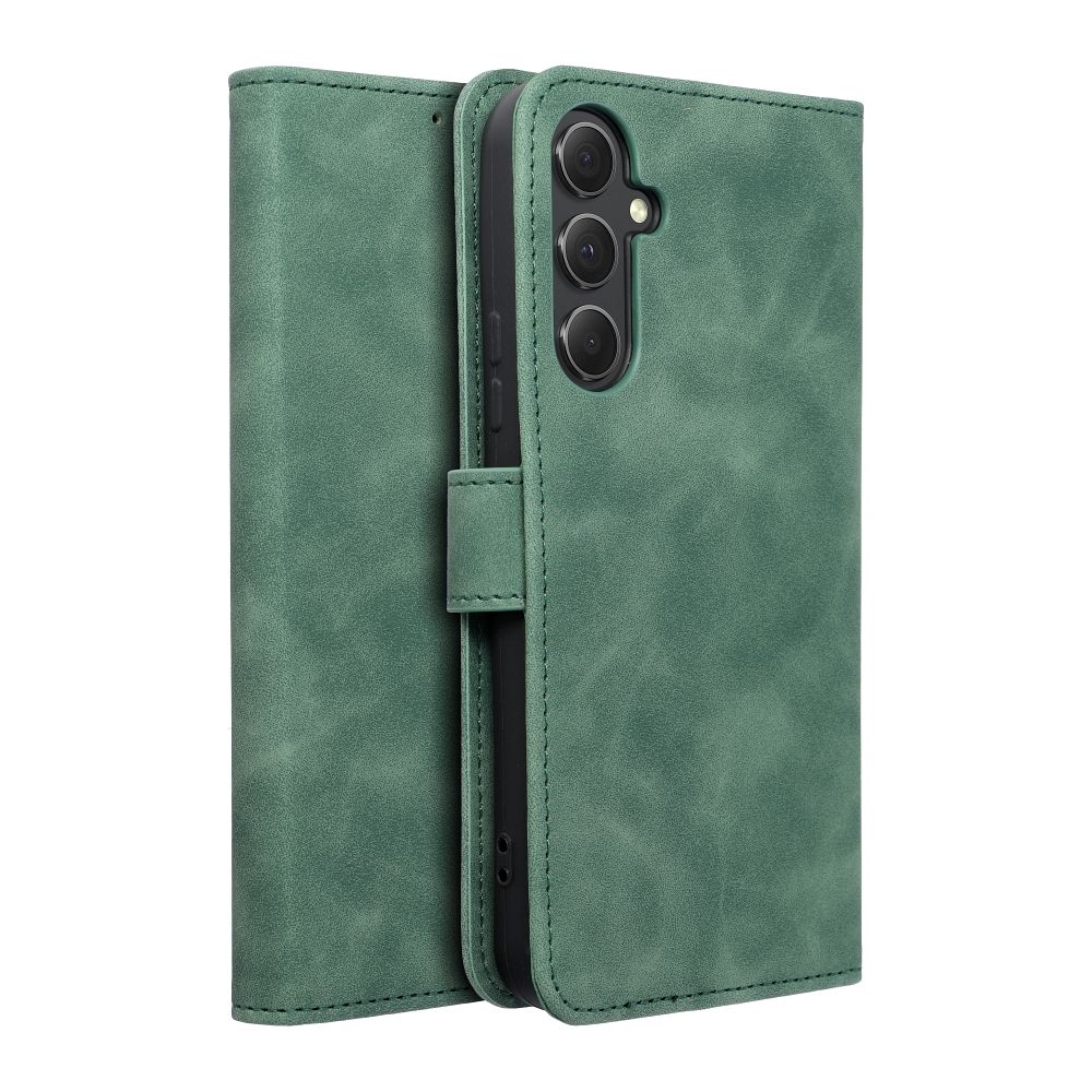 541f8e037c674cb0b1a7eff613fc312e TENDER Book Case for SAMSUNG A54 5G green