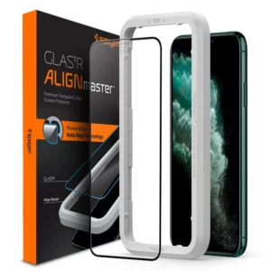 Spigen ALM Glass FC Tempered Glass for iPhone 11 Pro Max - Blackeng