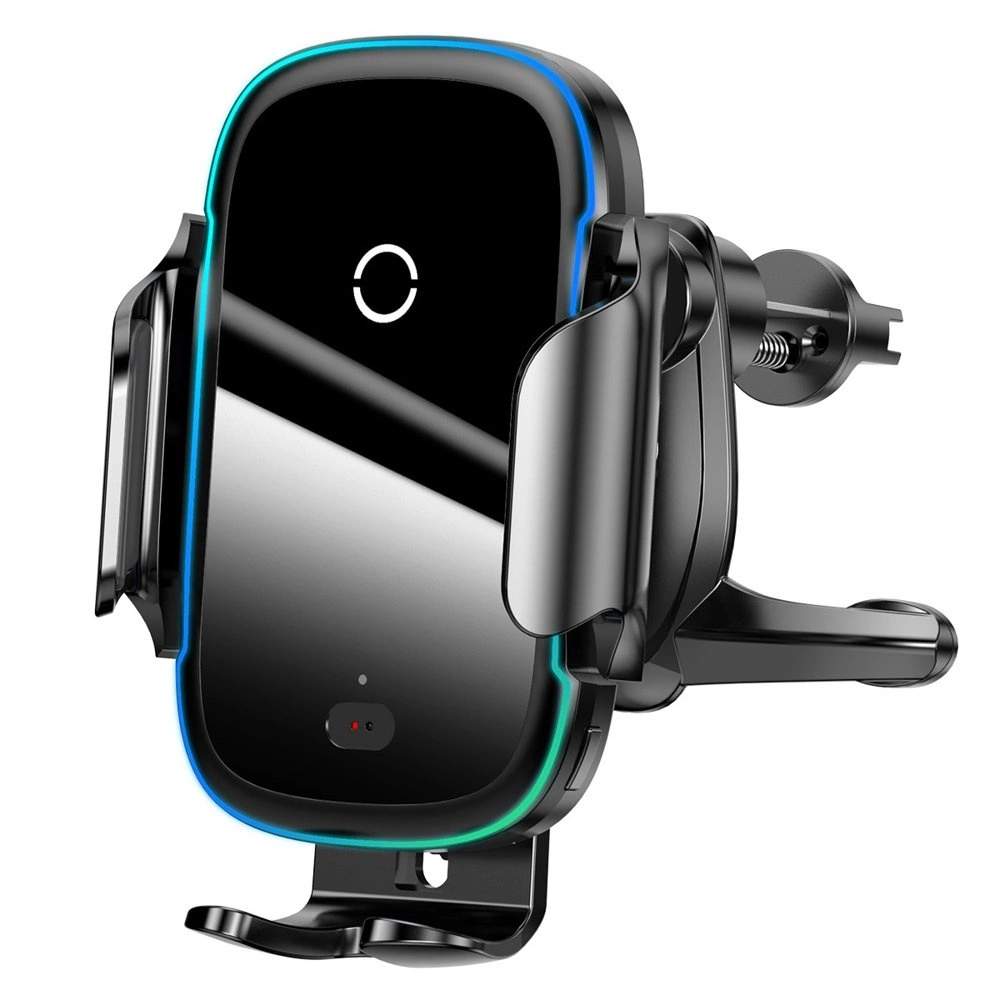 Baseus Automatic Electric Car Holder Qi Wireless Charger 15W Black (WXHW03-01)eng