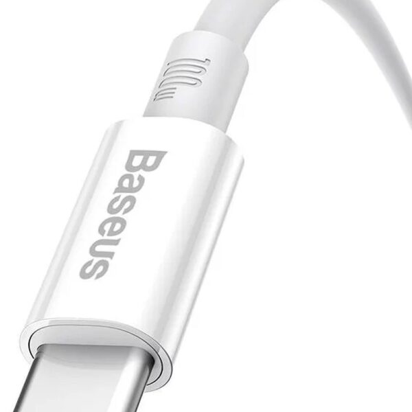 BASEUS cable USB A to Type C PD 6A 100W P10320102214-00 1 m white