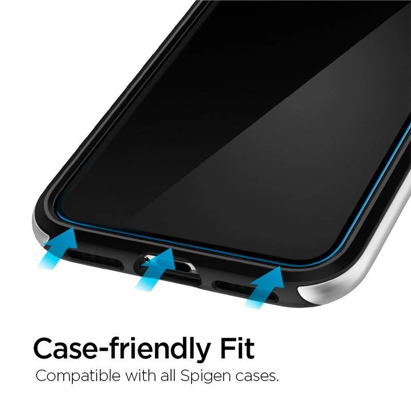 Spigen ALM Glas.tR Slim tempered glass for iPhone 11 / XR - 2 pcs.eng