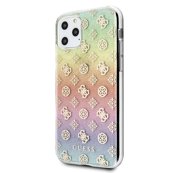 Guess GUHCN58PEOML iPhone 11 Pro multicolor hard case Iridescent 4G Peonyeng