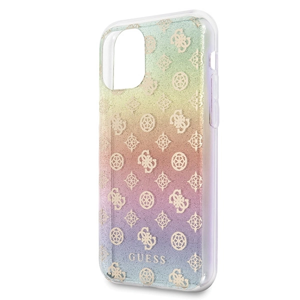 Guess GUHCN58PEOML iPhone 11 Pro multicolor hard case Iridescent 4G Peonyeng