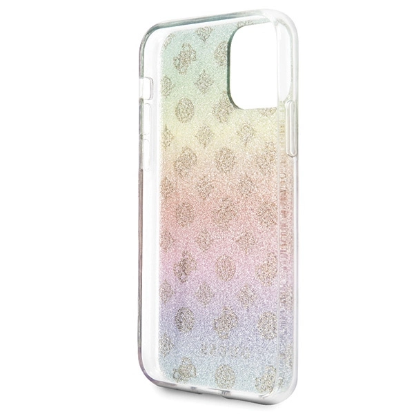 Guess GUHCN58PEOML iPhone 11 Pro multicolor hard case Iridescent 4G Peonyeng